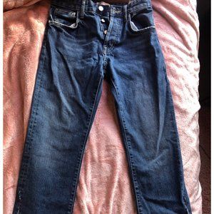 Denim Jeans with Slit